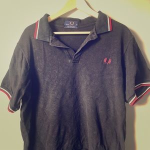 Fred Perry Polo - Red and White - MADE IN ENGLAND